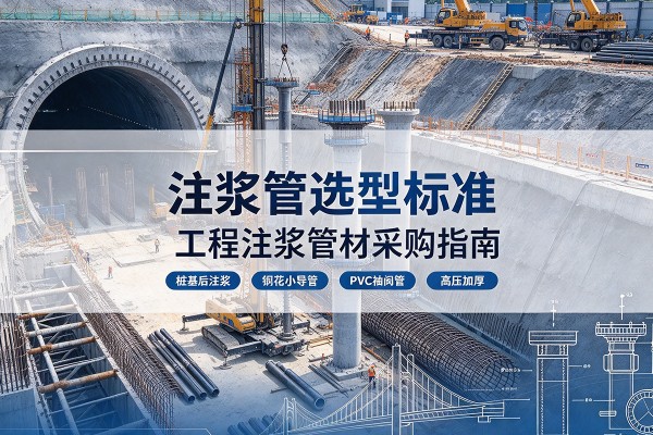 吴忠注浆管选型标准