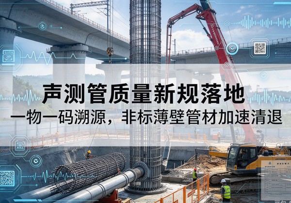 吴忠声测管质量新规落地，一物一码溯源，非标薄壁管材加速清退
